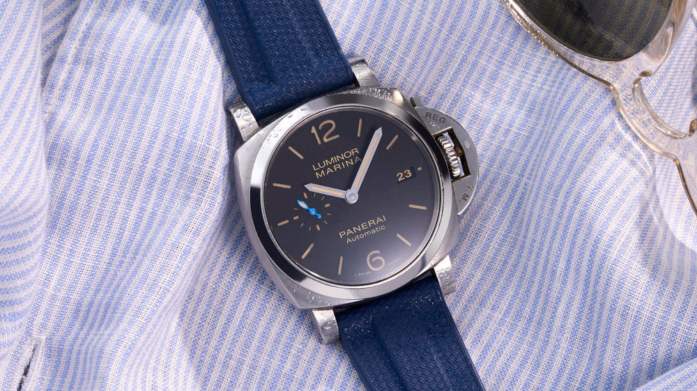 Panerai with rubber straps