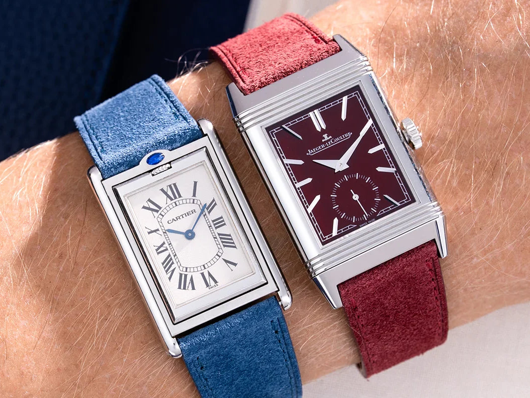 Image showing to clean leather straps on wrist