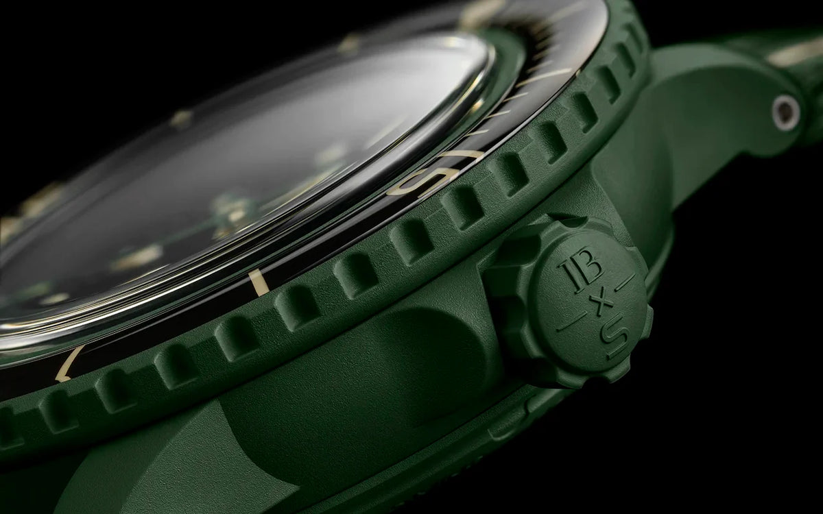 時計 Blancpain x Swatch Green Abyss GREEN ABYSS: Bioceramic Scuba Fifty Fathoms Collection