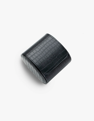 Black Embossed Alligator