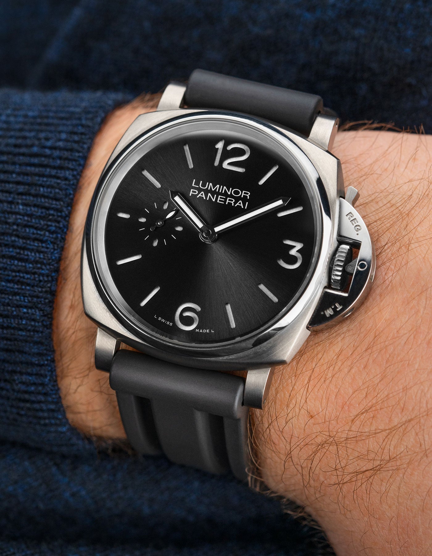 Panerai rubber strap Panerai Luminor PAM strap Submersible PAM rubber strap Radiomir rubber strap silicone strap PAM00441 PAM01223 replacement strap Luminor Marina strap 42mm 44mm PAM01122 Cinturino Panerai in gomma