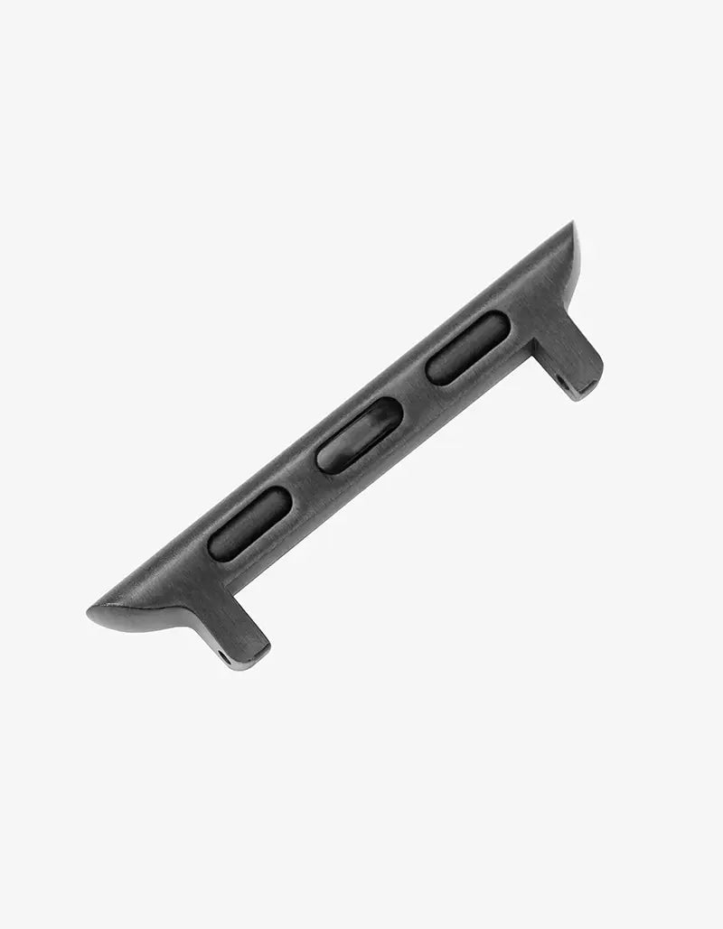 Black adapter for Apple watch front view