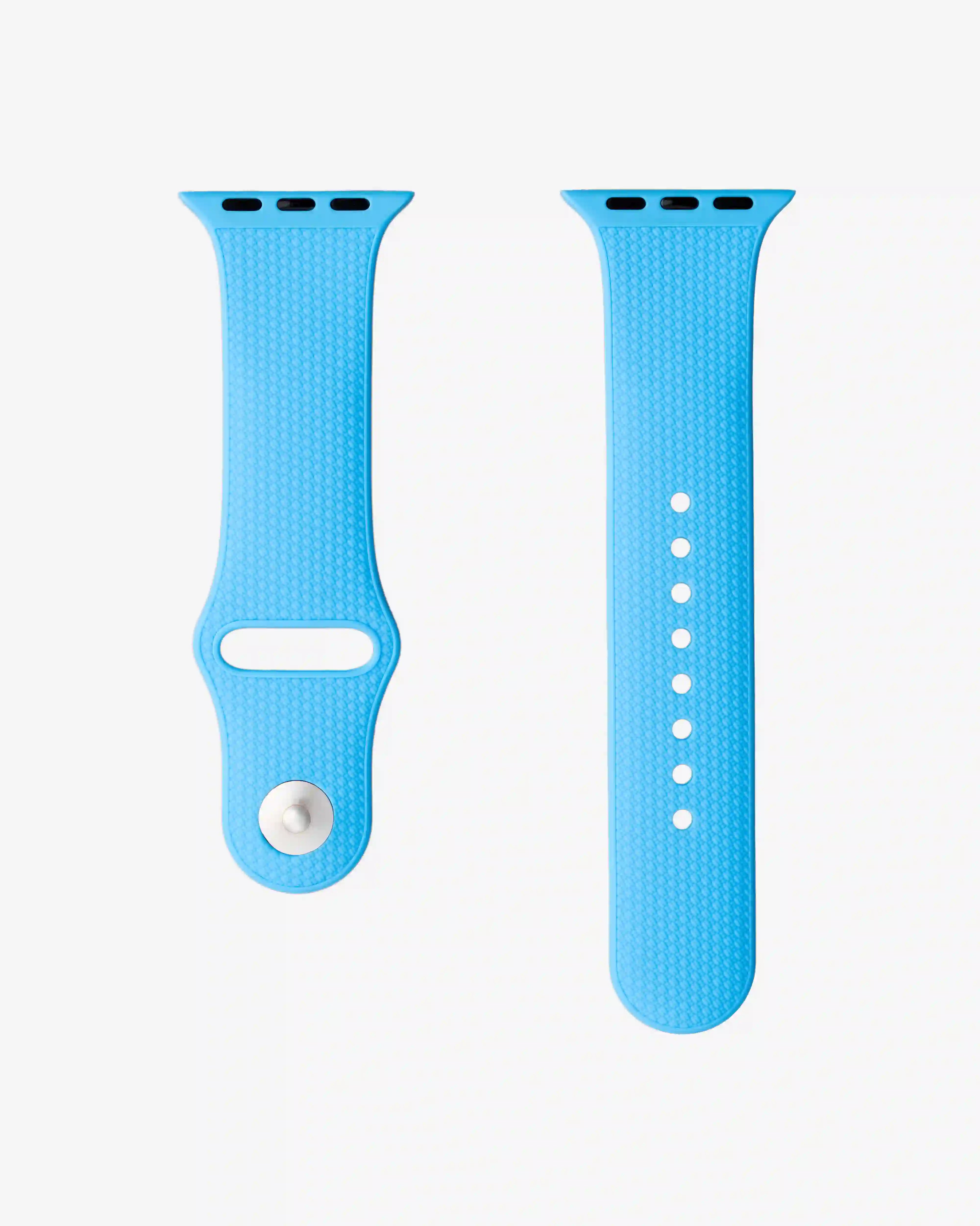 Capri blue Apple Watch Band with Integrated Adapter