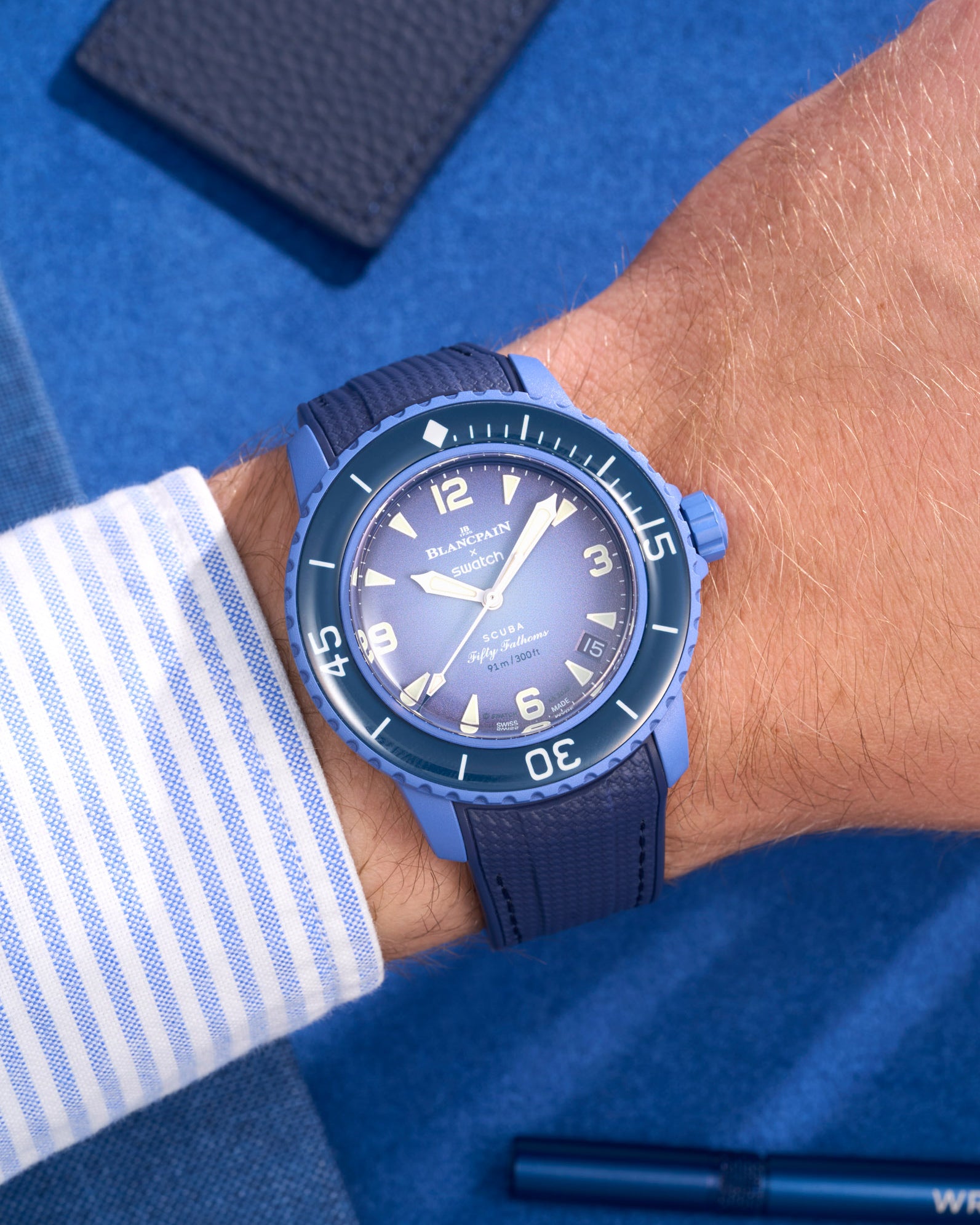Blancpain X Swatch Bioceramic Scuba FIFTY FATHOMS rubber watch strap, ANTARTIC OCEAN Pacific Ocean Atlantic Ocean Indian Ocean Arctic Ocean, 22mm, black,, watchstrap, watch strap,Schwarz Uhrenarmband, Armbanduhrband nero, cinturino orologio cinturino noir bracelet de montre, svart klockarmband armbandsurband,, sort, hvid, urrem, rem wristbuddys wristbuddies wristbuddy wrist buddys NAVY BLUE BLAU BLÅ BLU