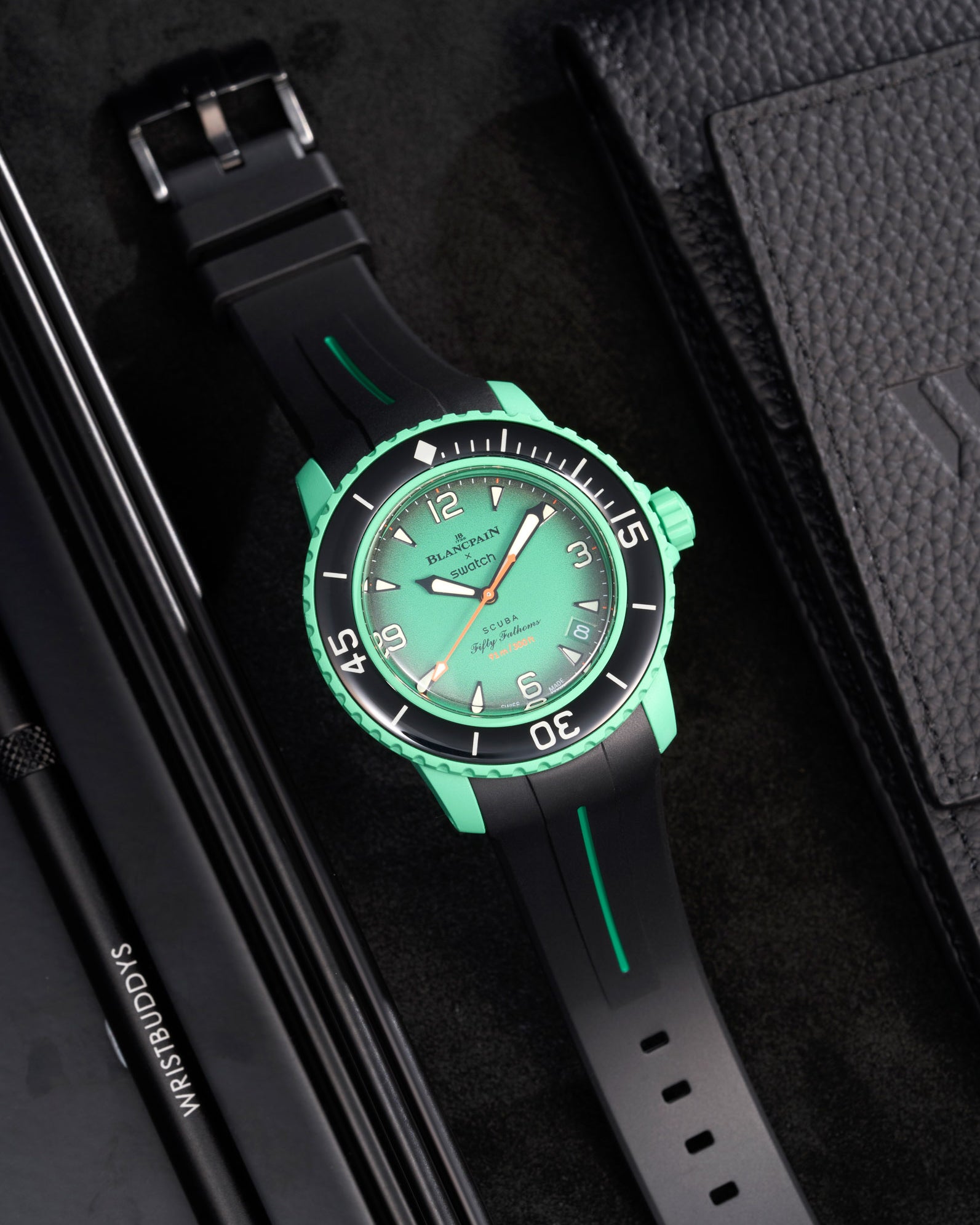 Blancpain X Swatch Bioceramic Scuba FIFTY FATHOMS rubber watch strap, ANTARTIC OCEAN Pacific Ocean Atlantic Ocean Indian Ocean Arctic Ocean, 22mm, black,, watchstrap, watch strap,Schwarz Uhrenarmband, Armbanduhrband nero, cinturino orologio cinturino noir bracelet de montre, svart klockarmband armbandsurband,, sort, hvid, urrem, rem wristbuddys wristbuddies wristbuddy wrist buddys