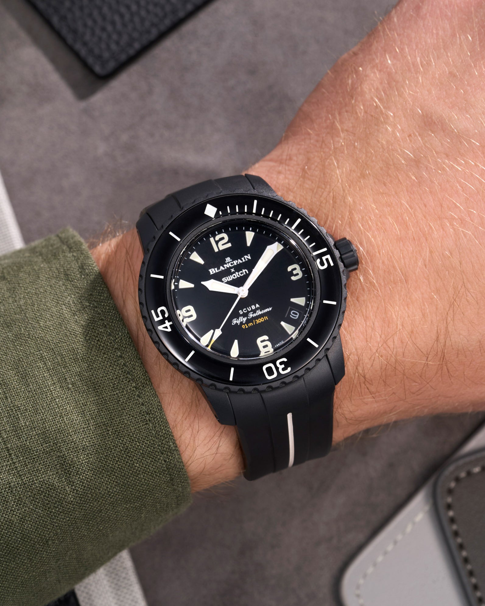 Blancpain X Swatch Bioceramic Scuba FIFTY FATHOMS rubber watch strap, ANTARTIC OCEAN Pacific Ocean Atlantic Ocean Indian Ocean Arctic Ocean, 22mm, black,, watchstrap, watch strap,Schwarz Uhrenarmband, Armbanduhrband nero, cinturino orologio cinturino noir bracelet de montre, svart klockarmband armbandsurband,, sort, hvid, urrem, rem wristbuddys wristbuddies wristbuddy wrist buddys