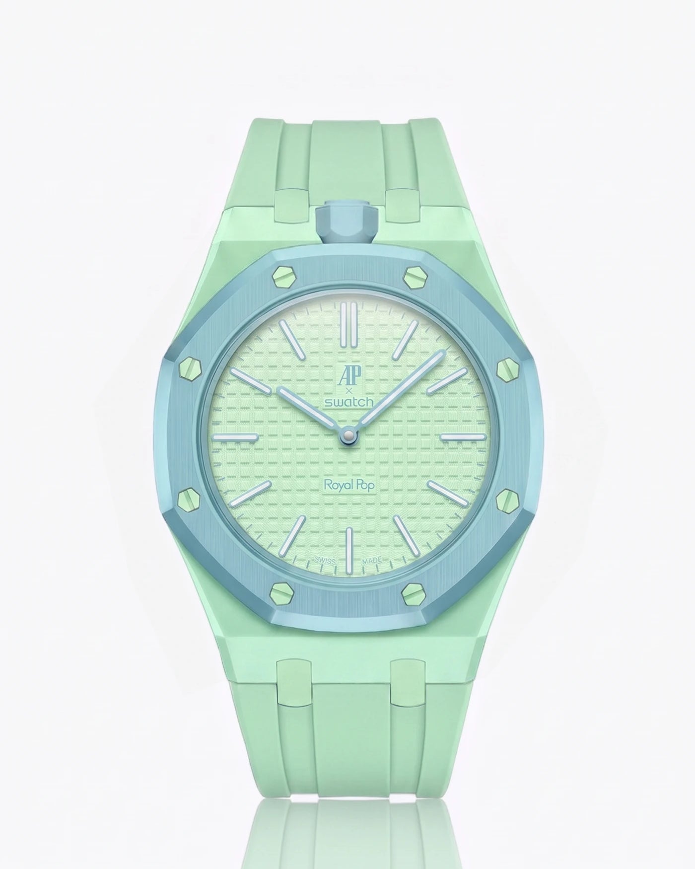 combo::mint::rubber-strap-for-ap-x-swatch-royal-pop-mint