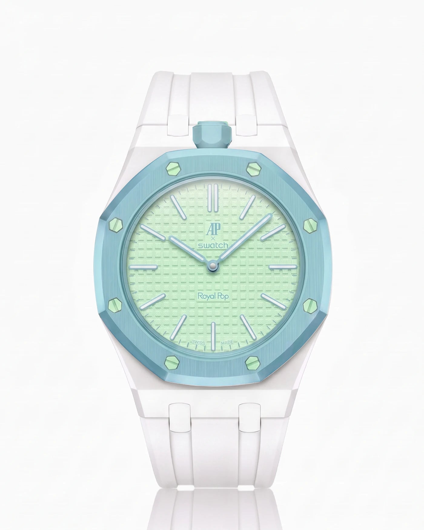 combo::white::rubber-strap-for-ap-x-swatch-royal-pop-white