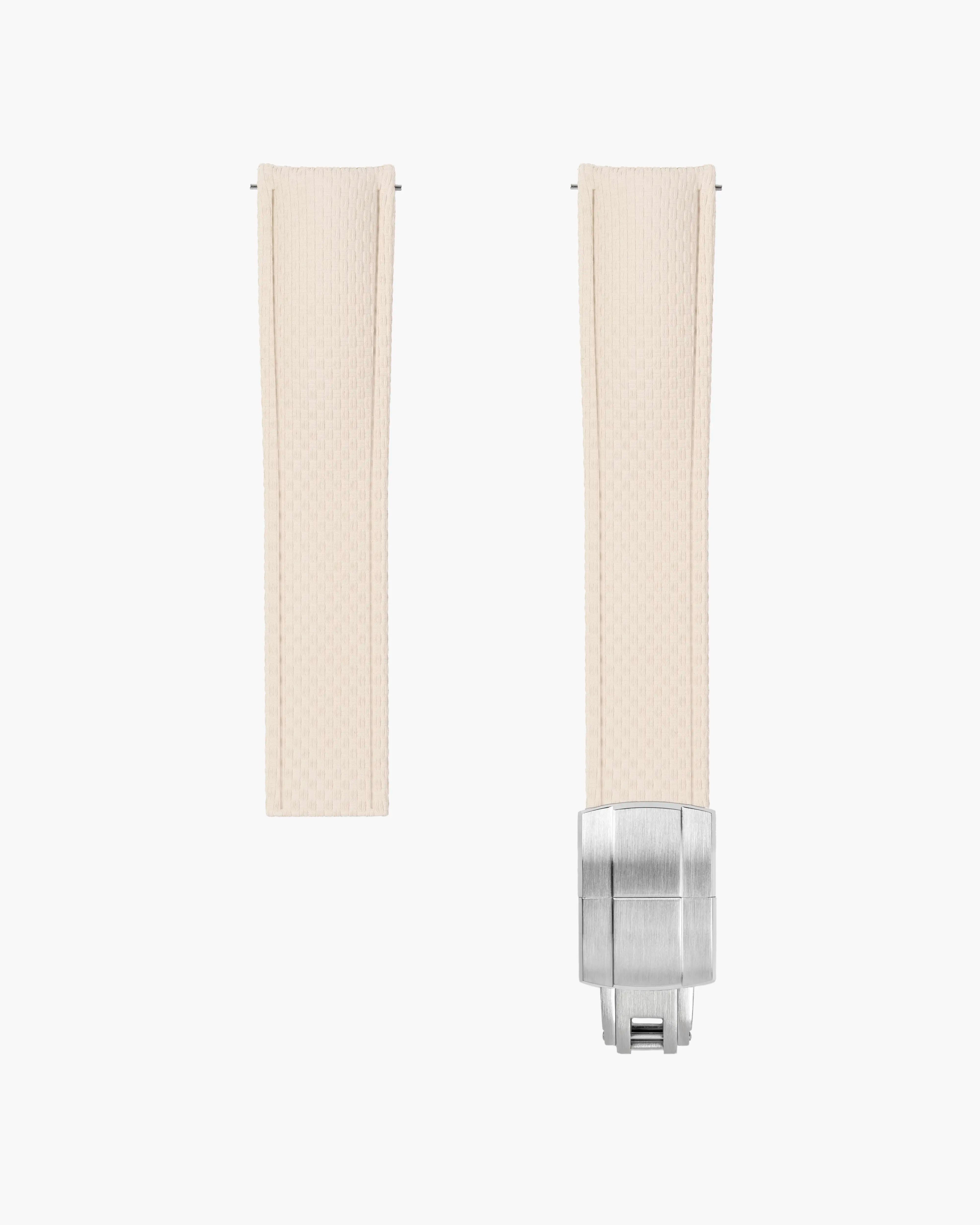 Beige Curved CTS Rubber Strap image