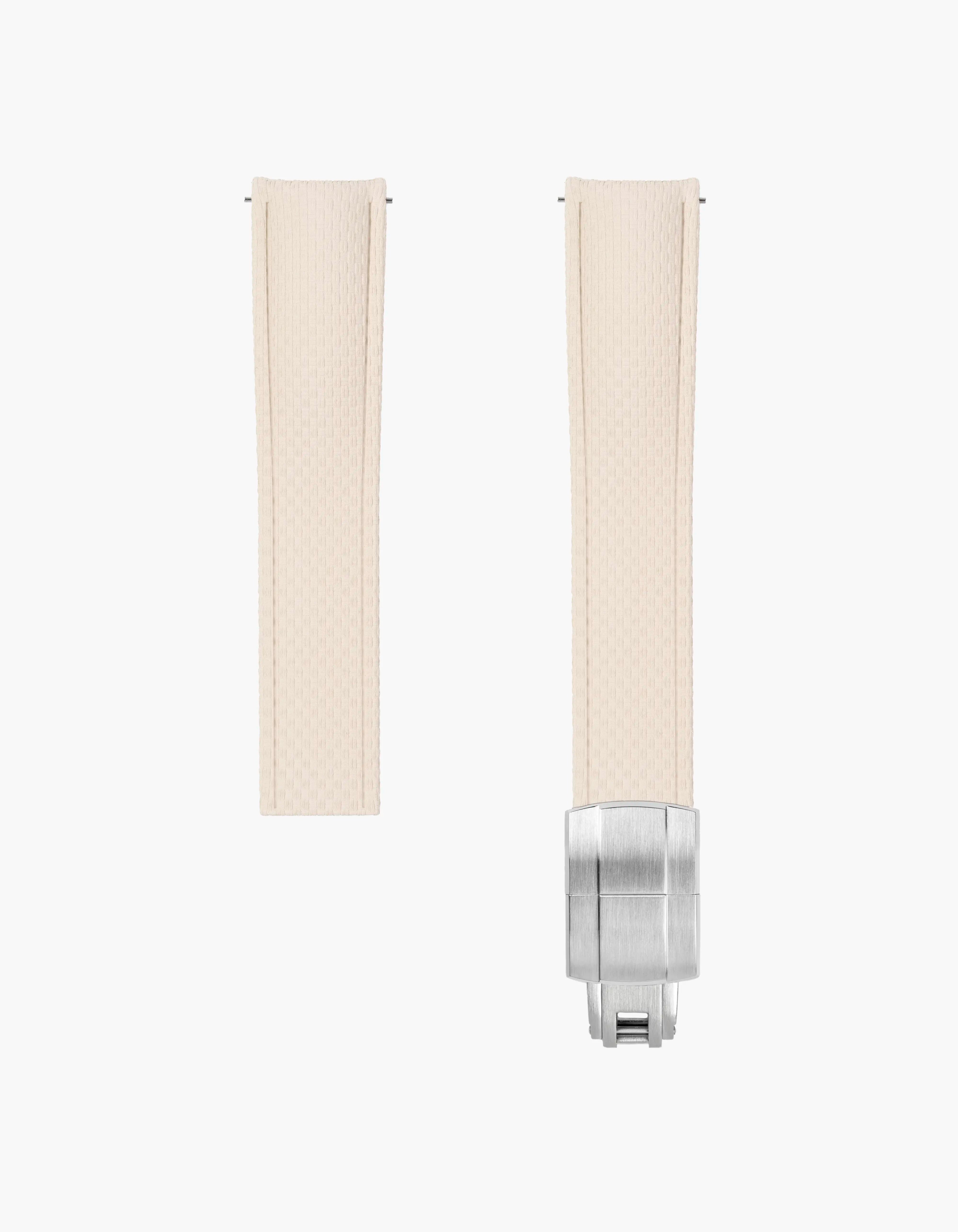 Beige Curved CTS Rubber Strap image