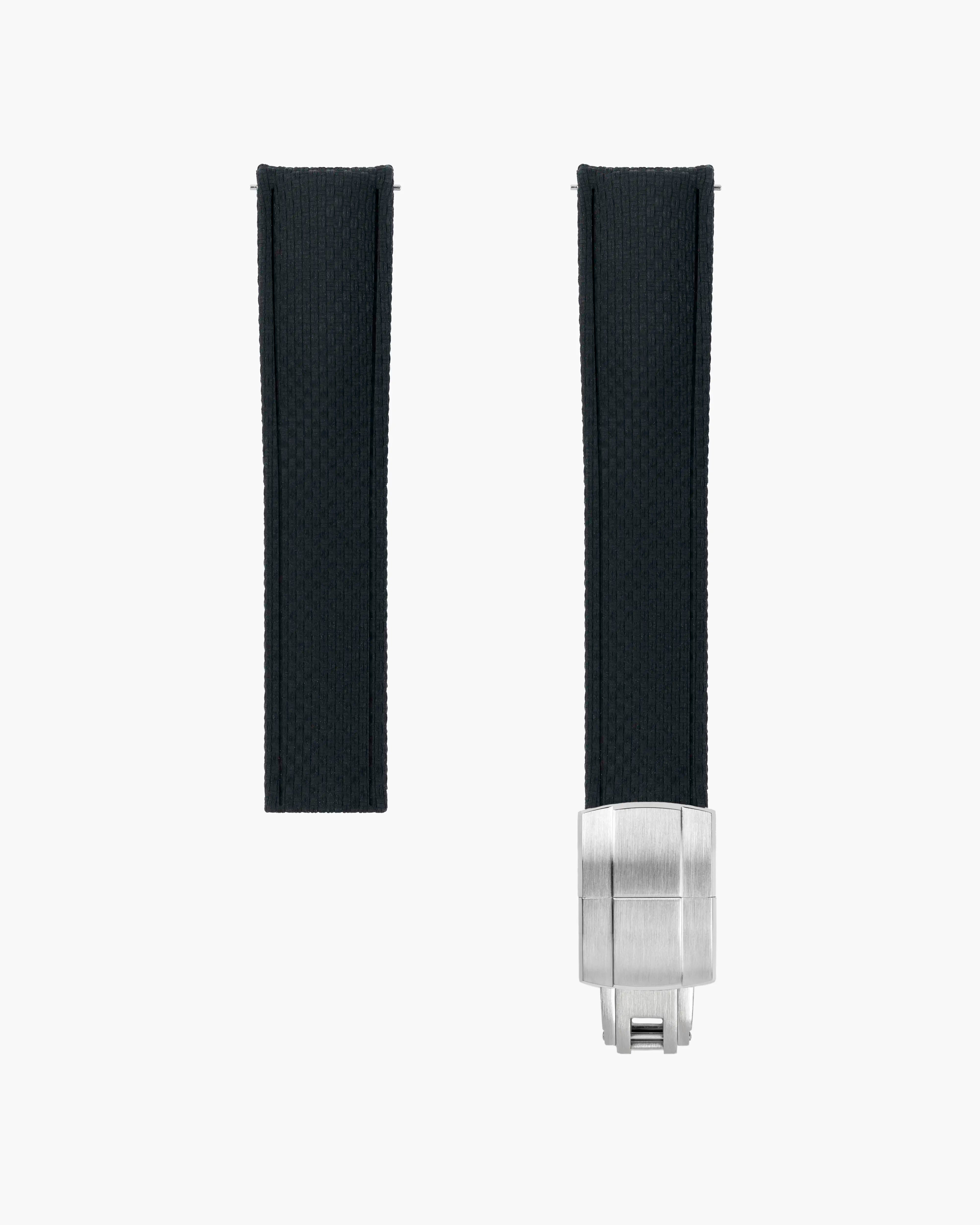 Black Curved CTS Rubber Strap image
