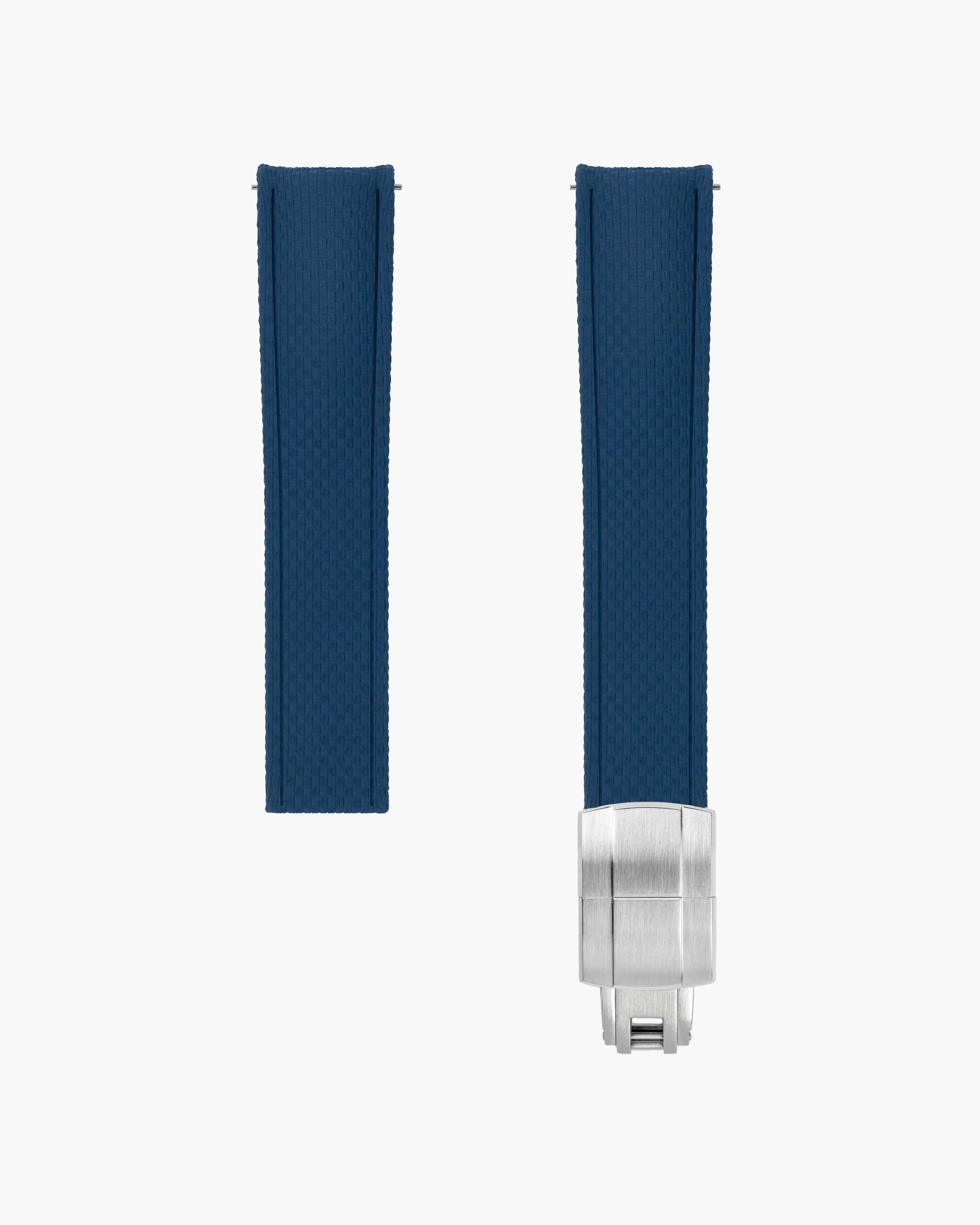 Navy Blue Curved CTS Rubber Strap image