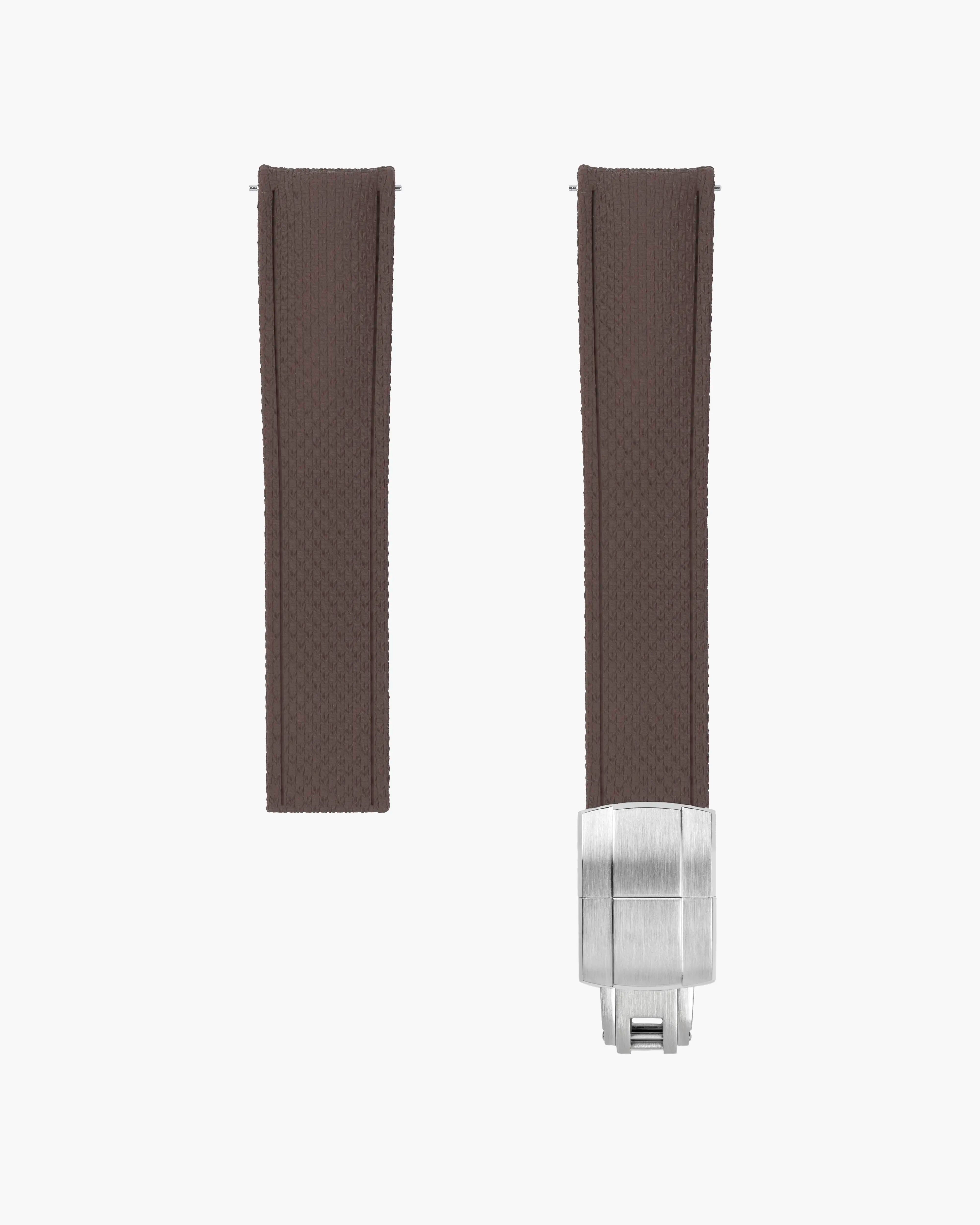 Brown Curved CTS Rubber Strap image