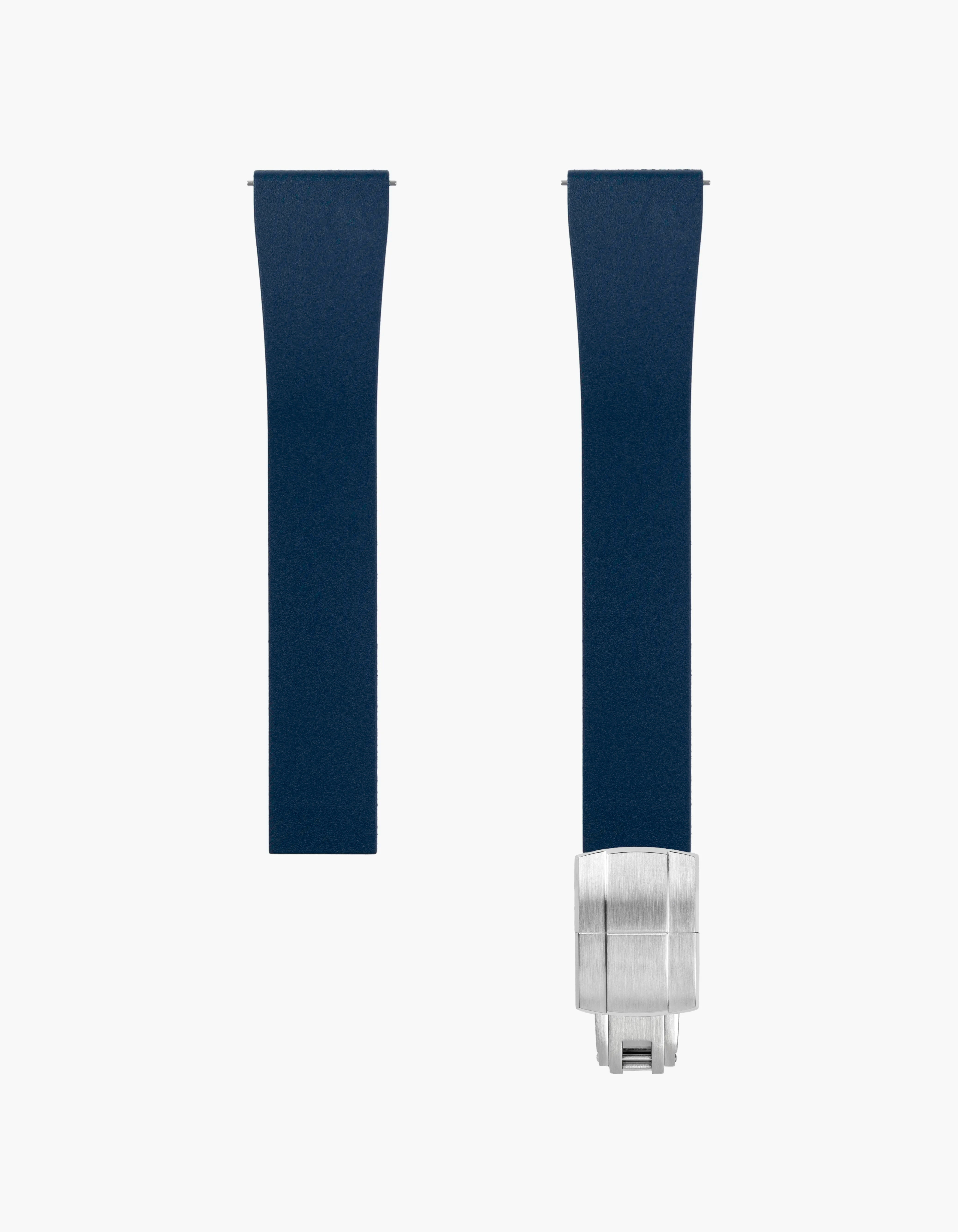 Navy blue CTS FKM Rubber Strap 19-22mm product image