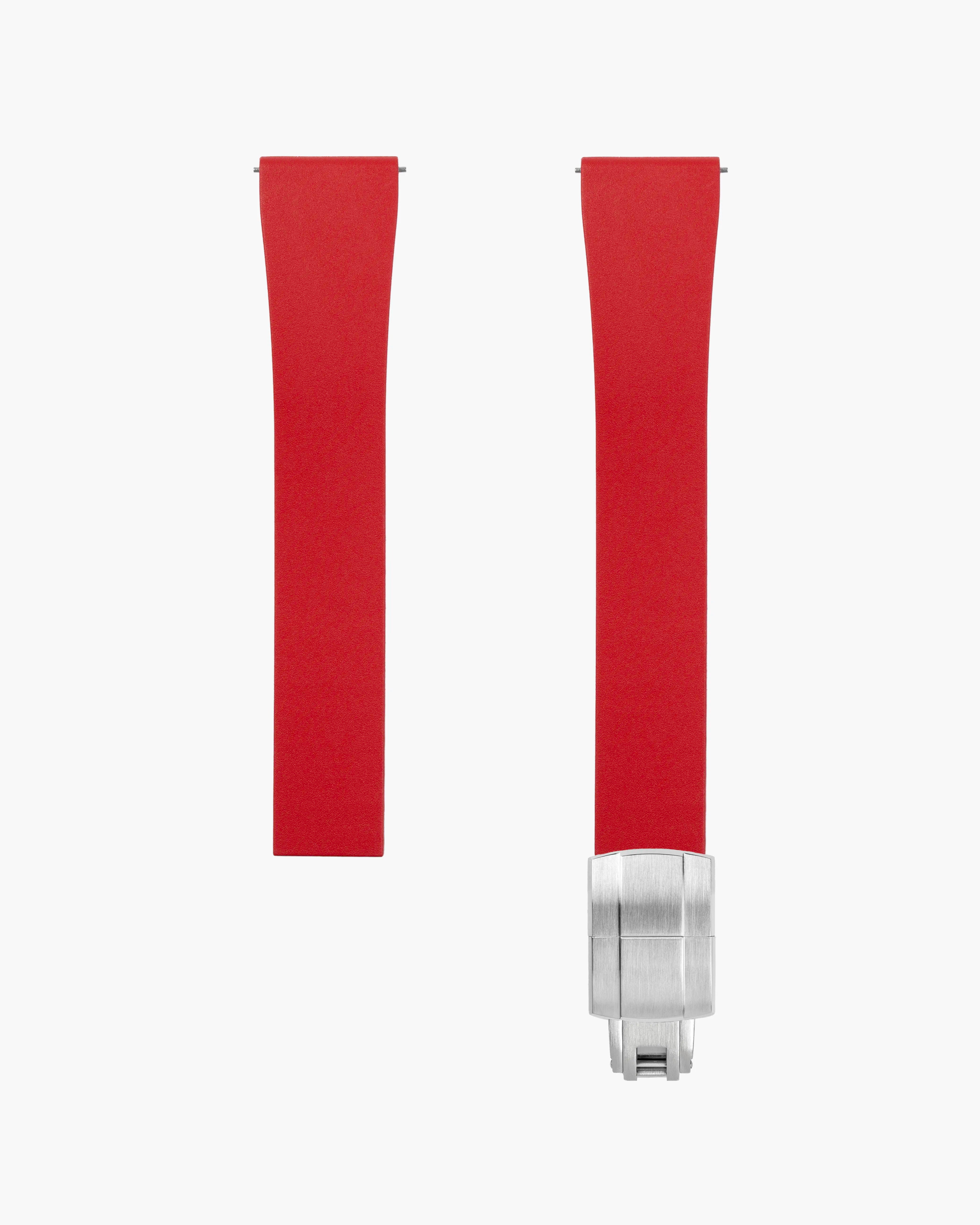 Red CTS FKM Rubber Strap 19-22mm product image