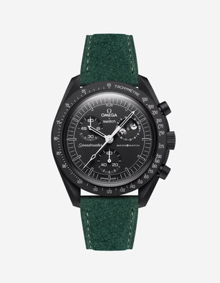 Dark Green Suede