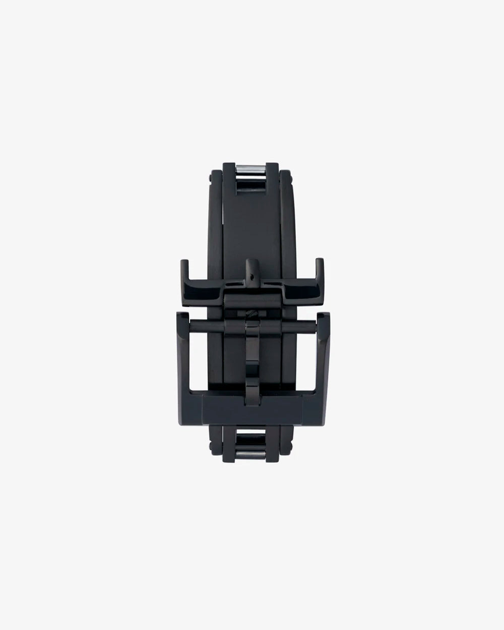 Closed deployant clasp in Black