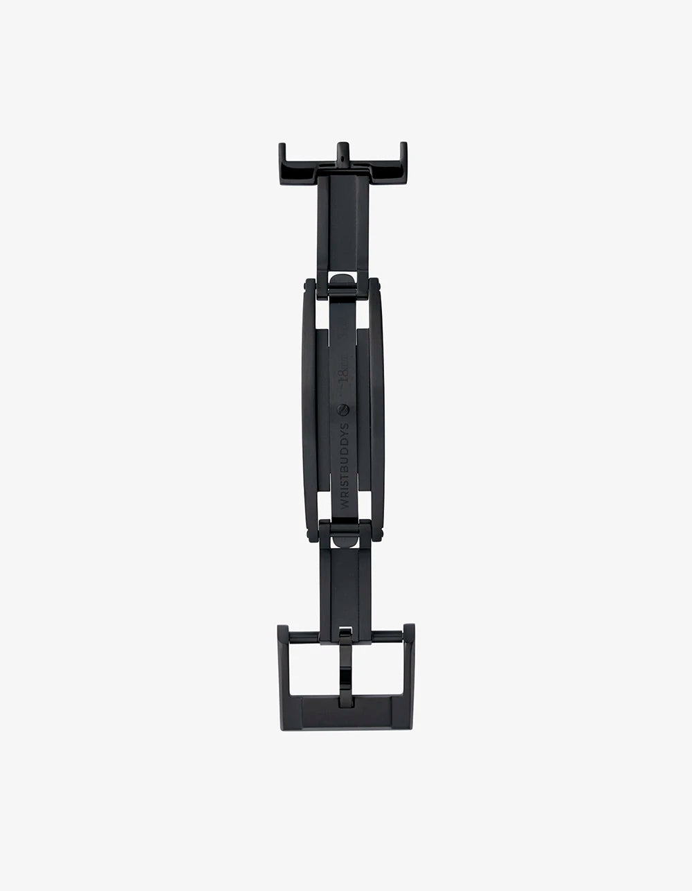 Open deployant clasp in Black