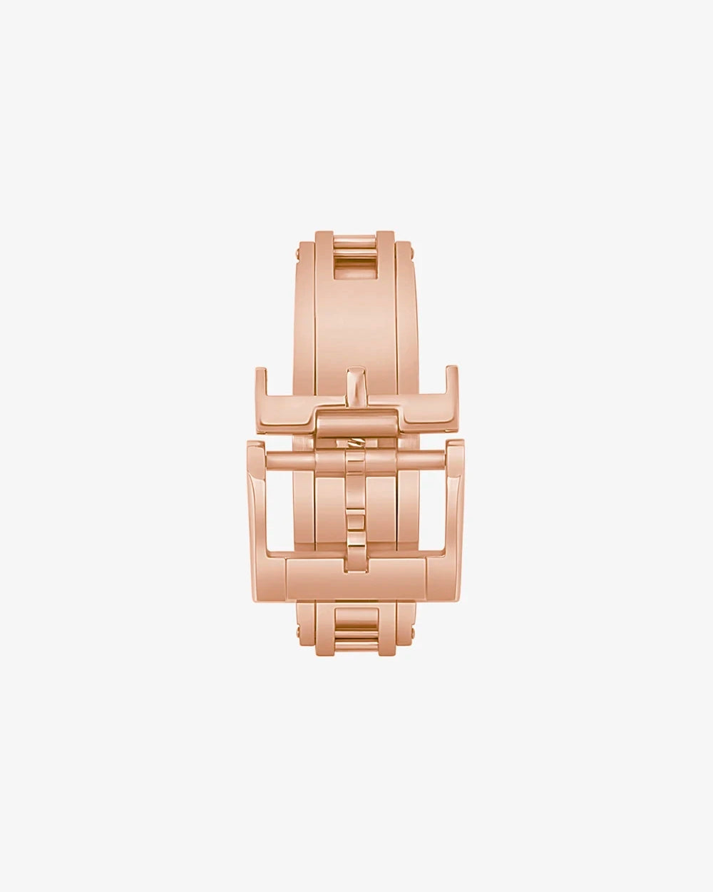 Closed deployant clasp in Rose gold