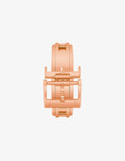 Closed deployant clasp in Rose gold