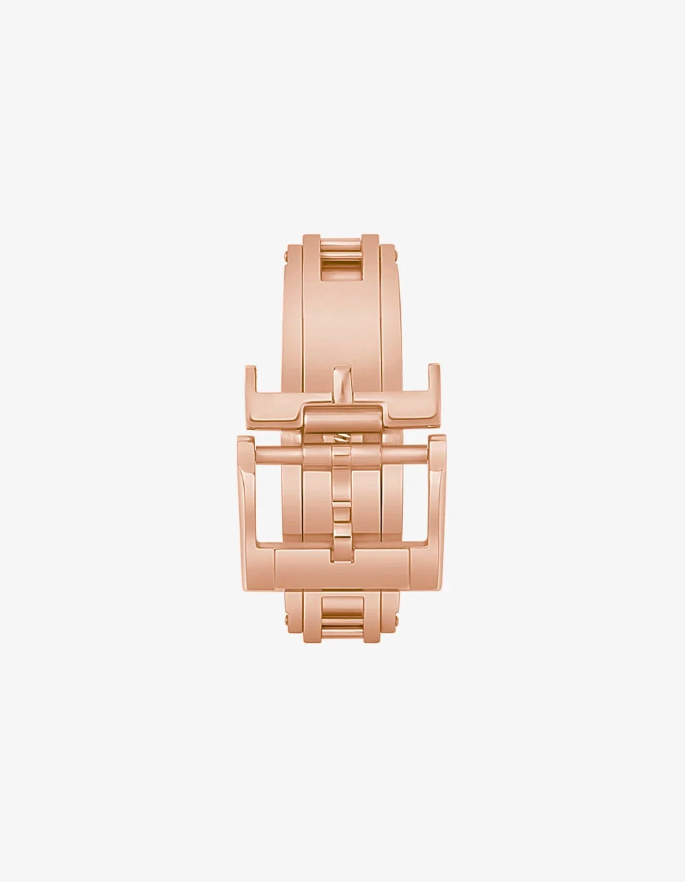 Closed deployant clasp in Rose gold