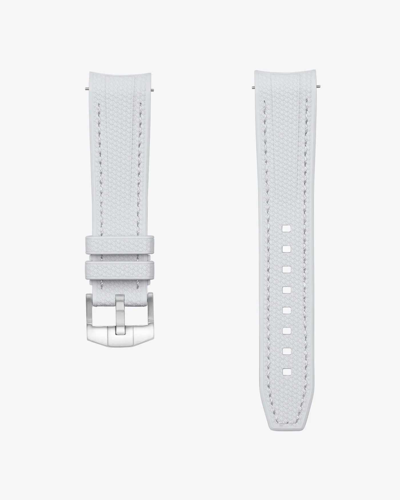 Grey vertech rubber strap for Moonswatch, product image