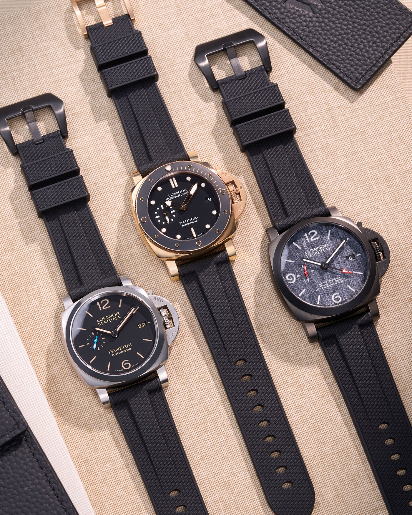 Panerai rubber strap Panerai Luminor PAM strap Submersible PAM rubber strap Radiomir rubber strap silicone strap PAM00441 PAM01223 replacement strap Luminor Marina strap 42mm 44mm PAM01122 Cinturino Panerai in gomma
