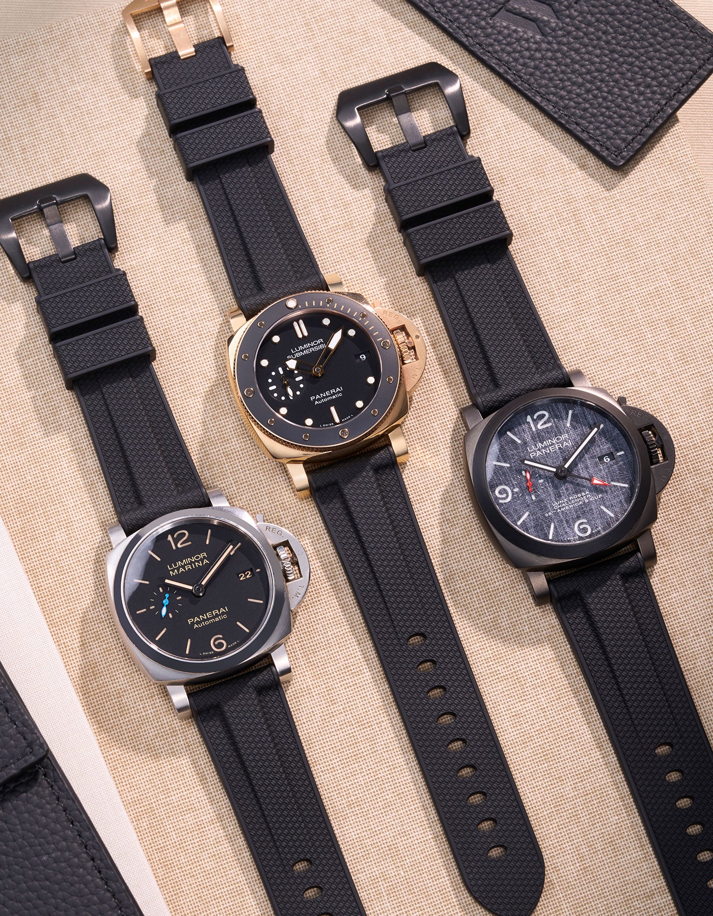Panerai rubber strap Panerai Luminor PAM strap Submersible PAM rubber strap Radiomir rubber strap silicone strap PAM00441 PAM01223 replacement strap Luminor Marina strap 42mm 44mm PAM01122 Cinturino Panerai in gomma