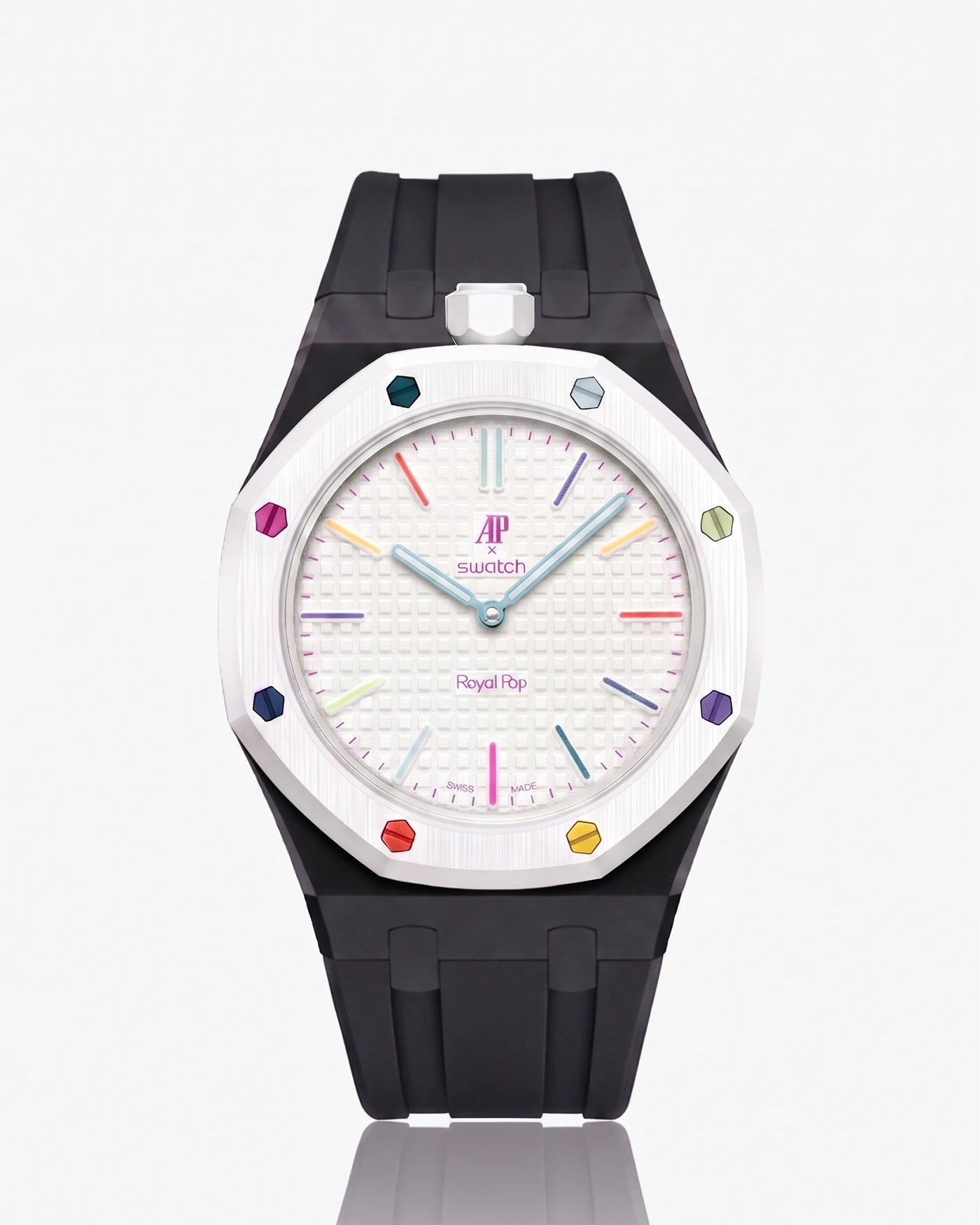 combo::black::rubber-strap-for-ap-x-swatch-royal-pop-black