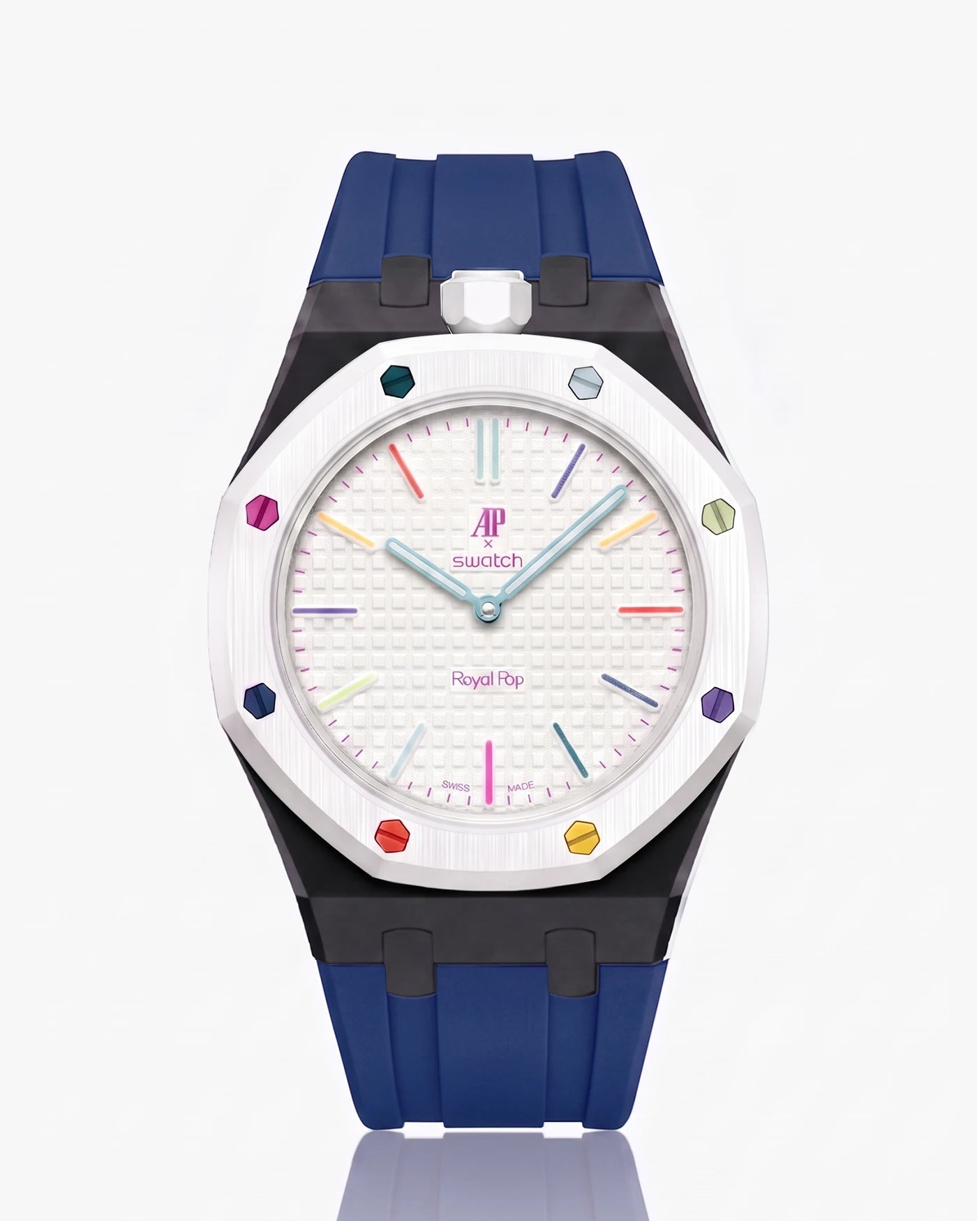 combo::black::rubber-strap-for-ap-x-swatch-royal-pop-navy-blue