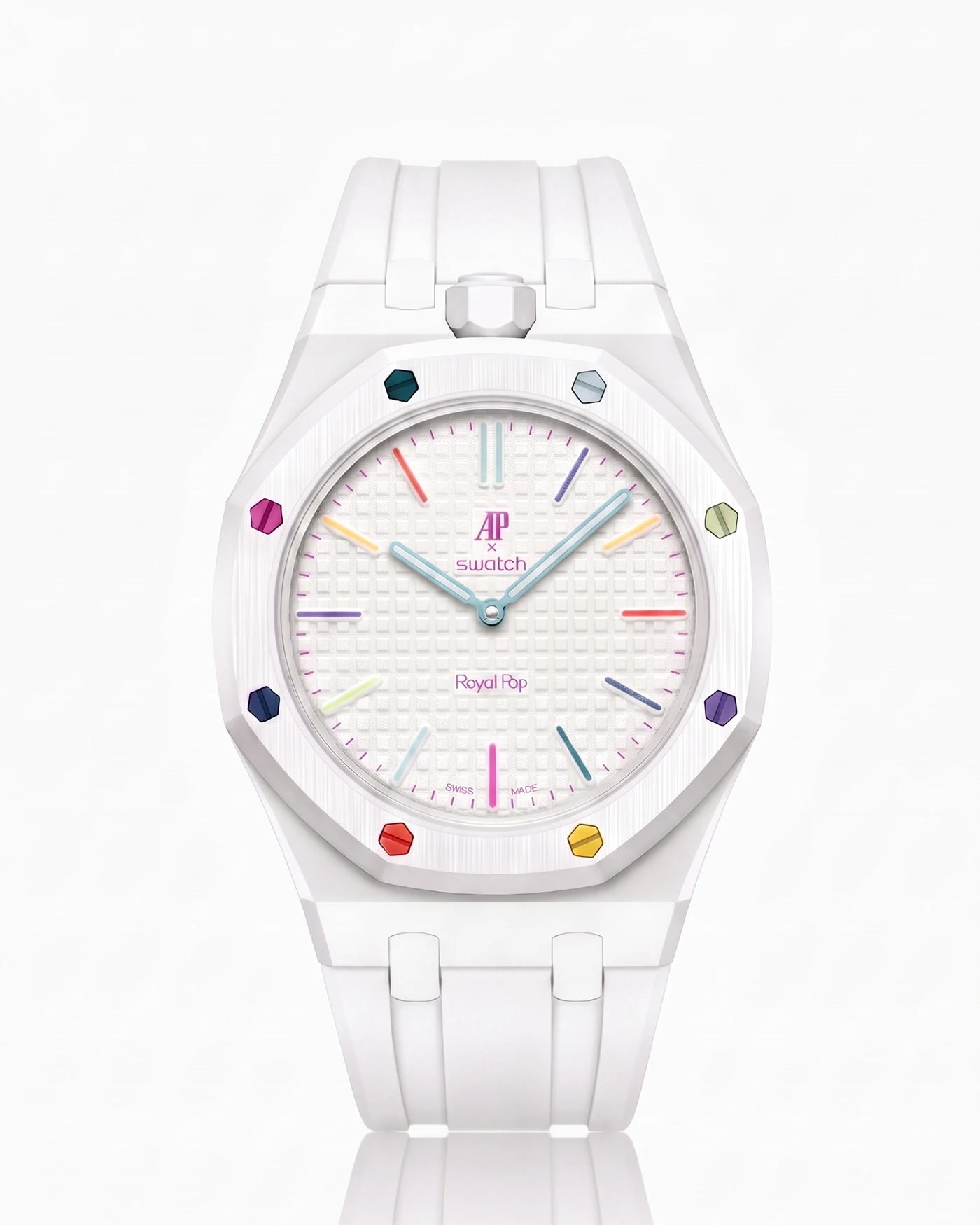 combo::white::rubber-strap-for-ap-x-swatch-royal-pop-white