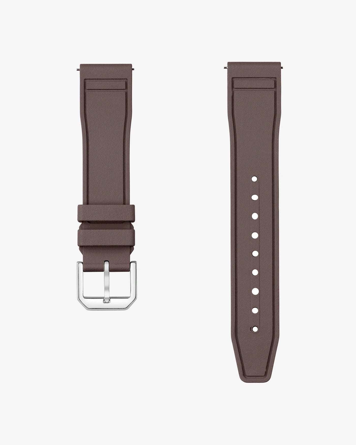 IWC Rubber Strap Brown – Waterproof Quick-Release Watch Band 20mm 21mm