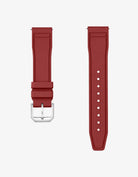 IWC Rubber Strap Burgundy – Elegant Waterproof Quick-Release Watch Band 20mm 21mm