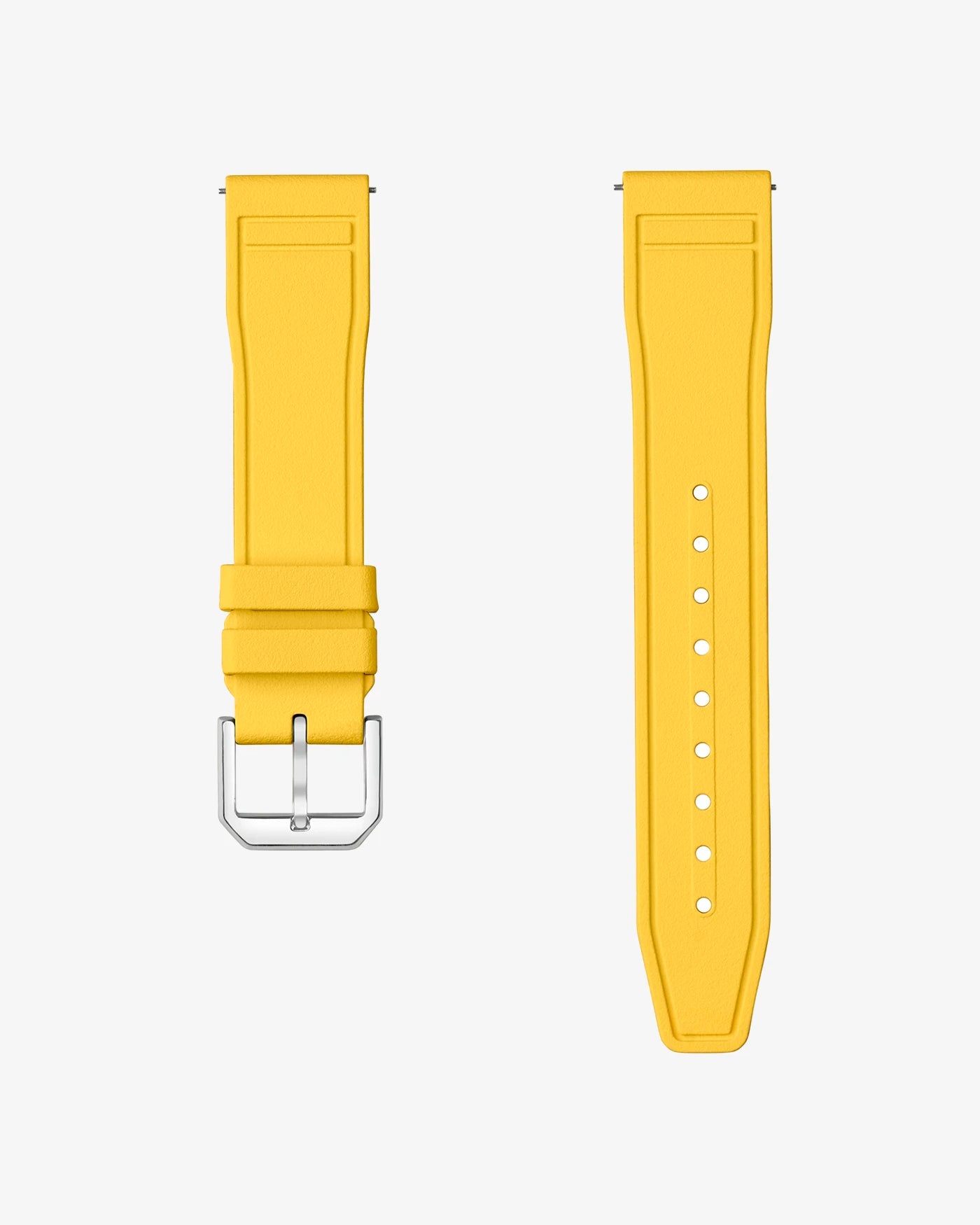 IWC Rubber Strap Yellow – Waterproof Quick-Release Watch Band 20mm 21mm
