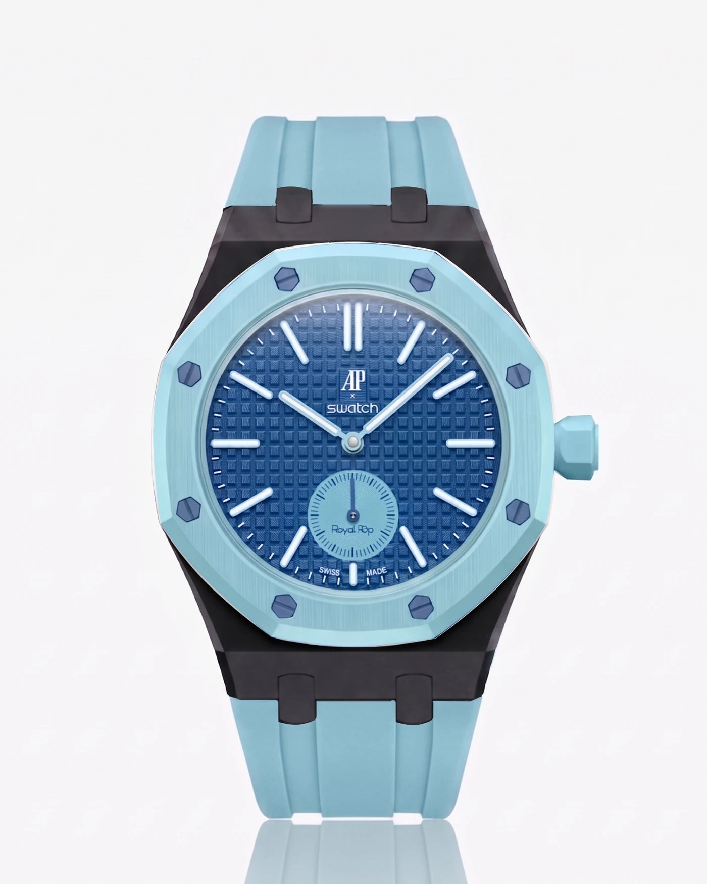 combo::black::rubber-strap-for-ap-x-swatch-royal-pop-lan-ba-blue