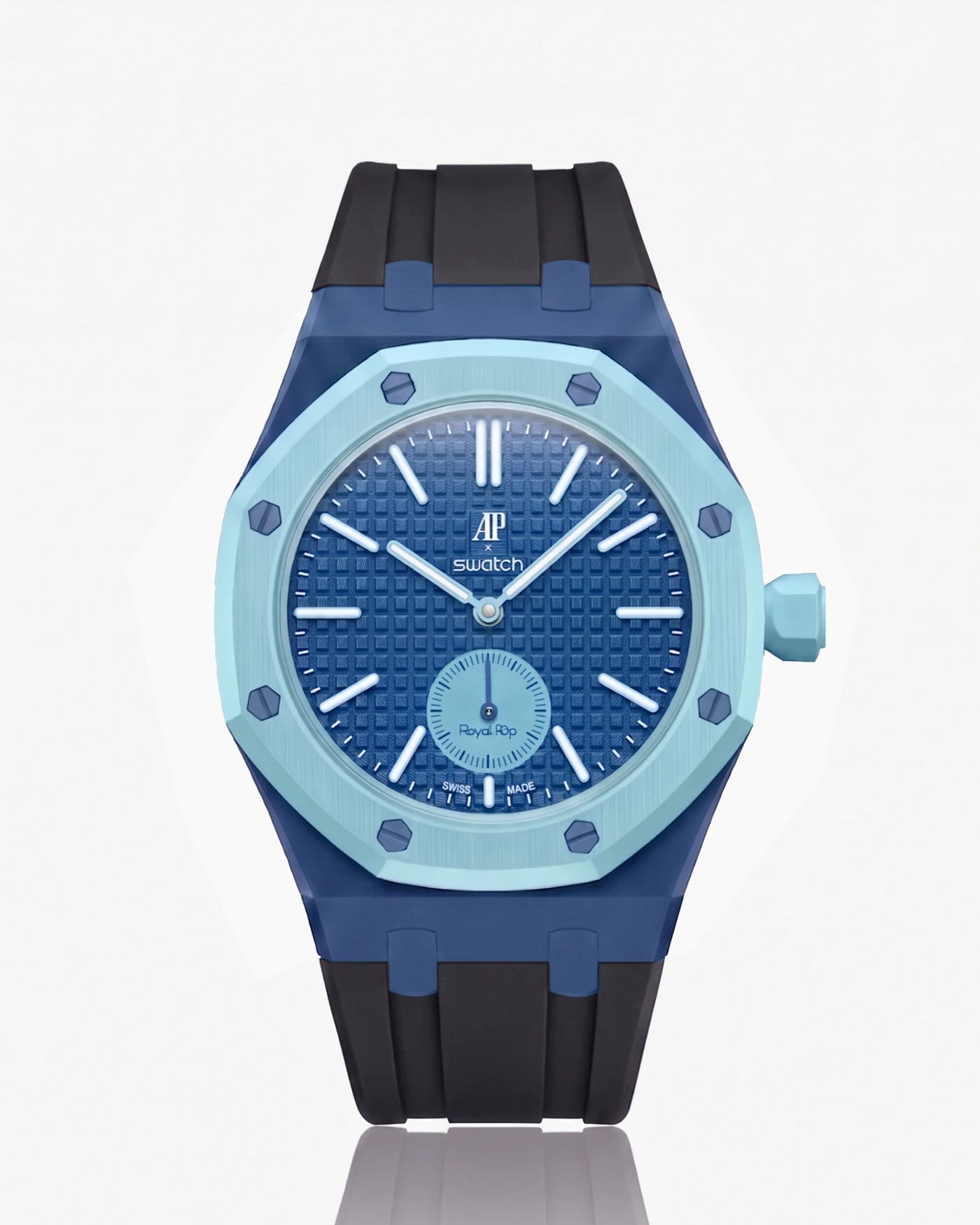 combo::lan-ba-dark-blue::rubber-strap-for-ap-x-swatch-royal-pop-black