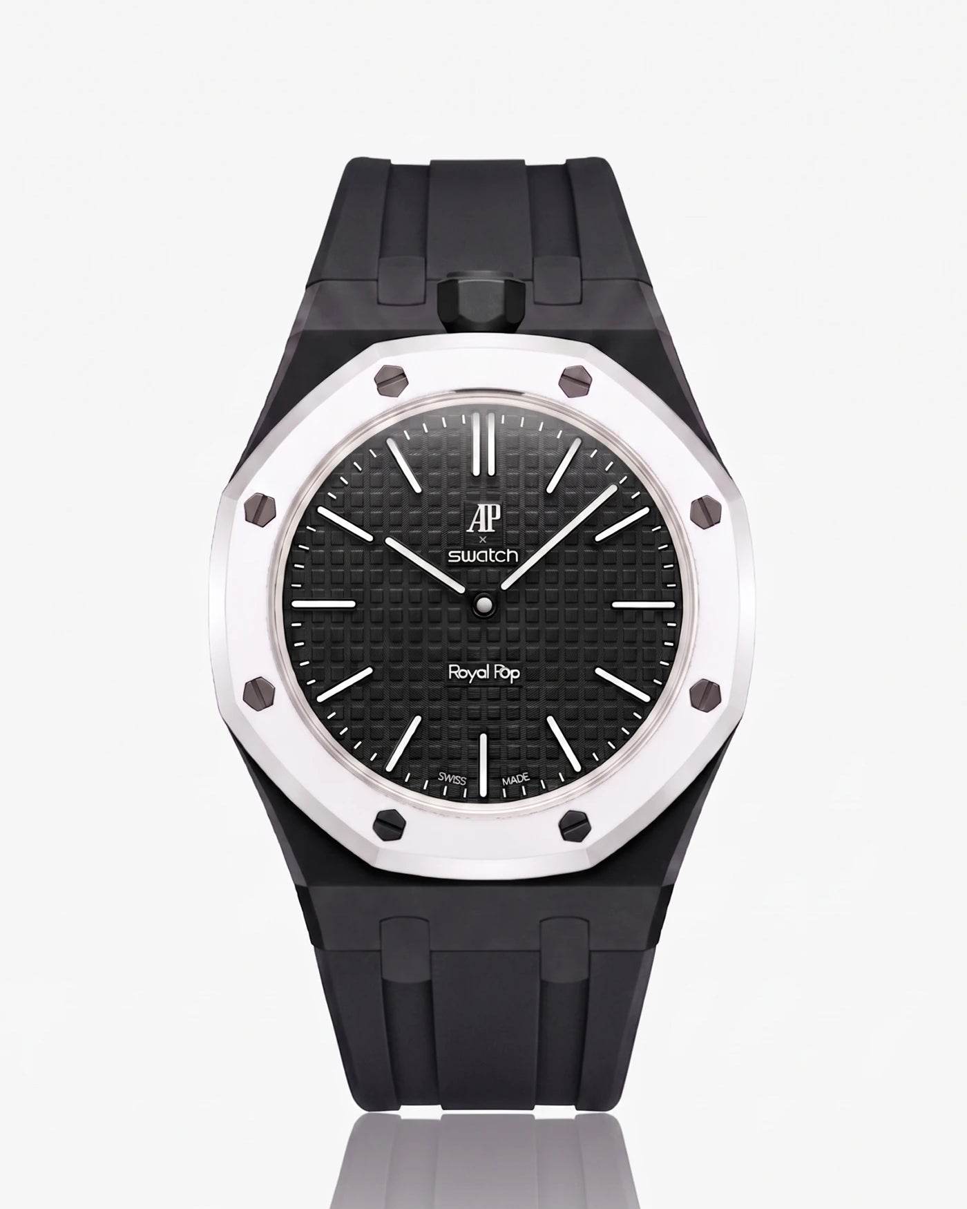 combo::black::rubber-strap-for-ap-x-swatch-royal-pop-black