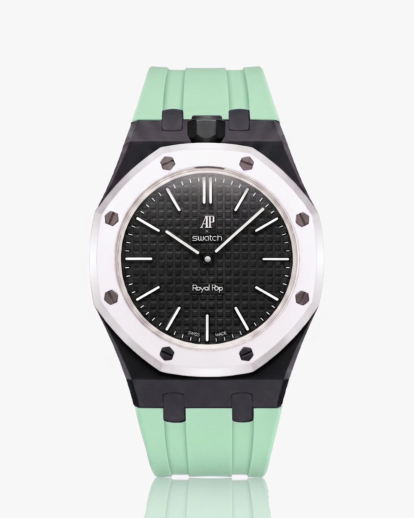 combo::black::rubber-strap-for-ap-x-swatch-royal-pop-mint