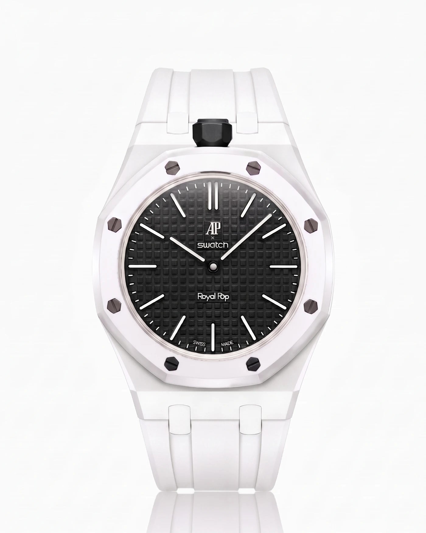 combo::white::rubber-strap-for-ap-x-swatch-royal-pop-white