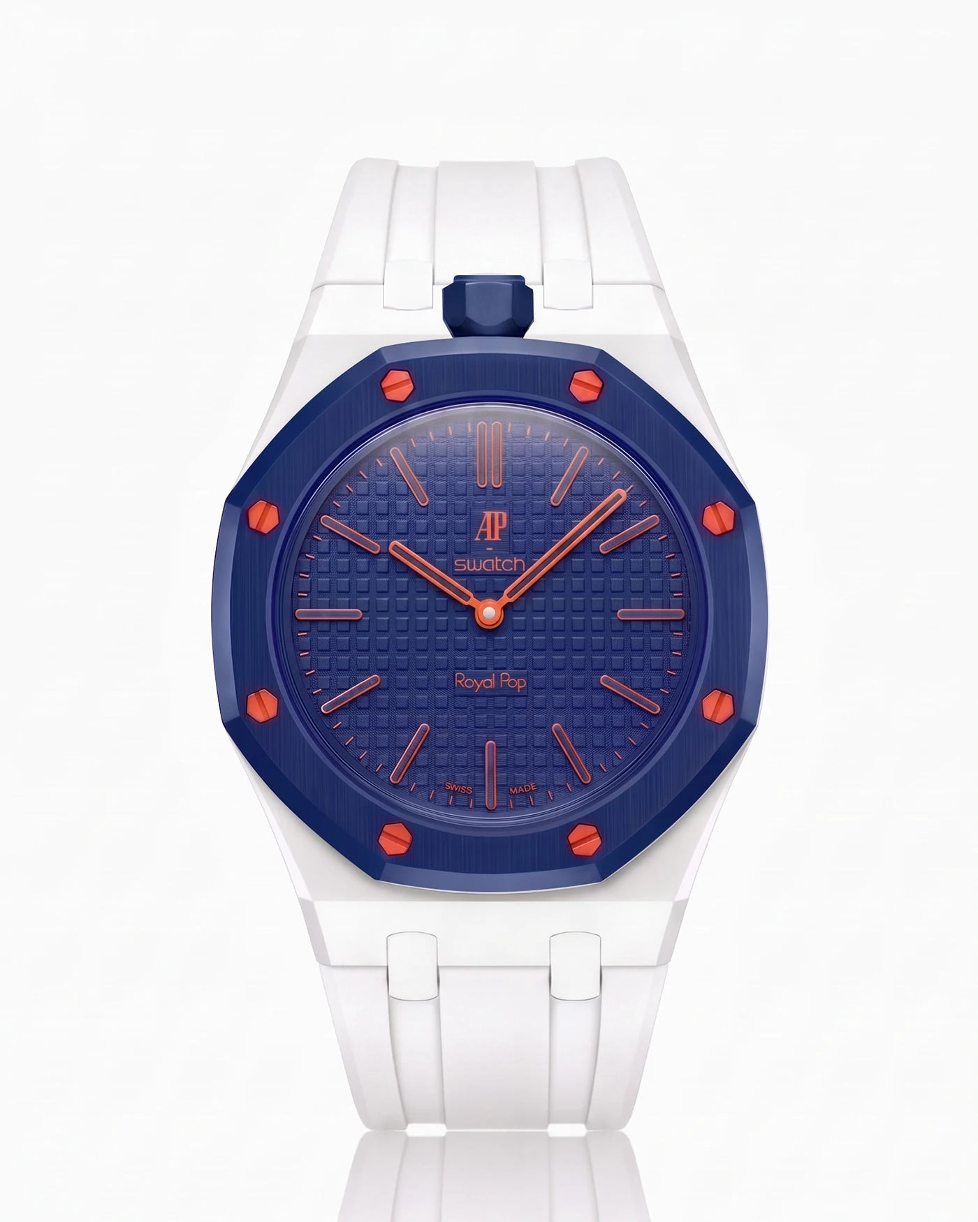 combo::white::rubber-strap-for-ap-x-swatch-royal-pop-white