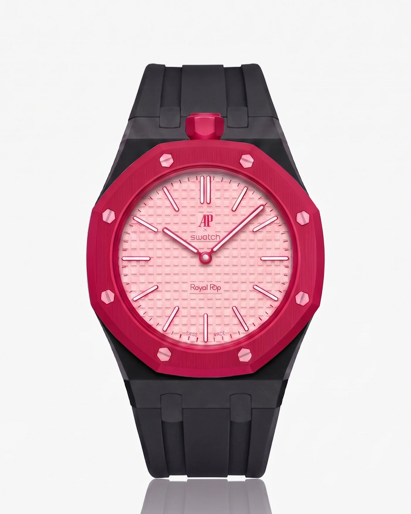 combo::black::rubber-strap-for-ap-x-swatch-royal-pop-black