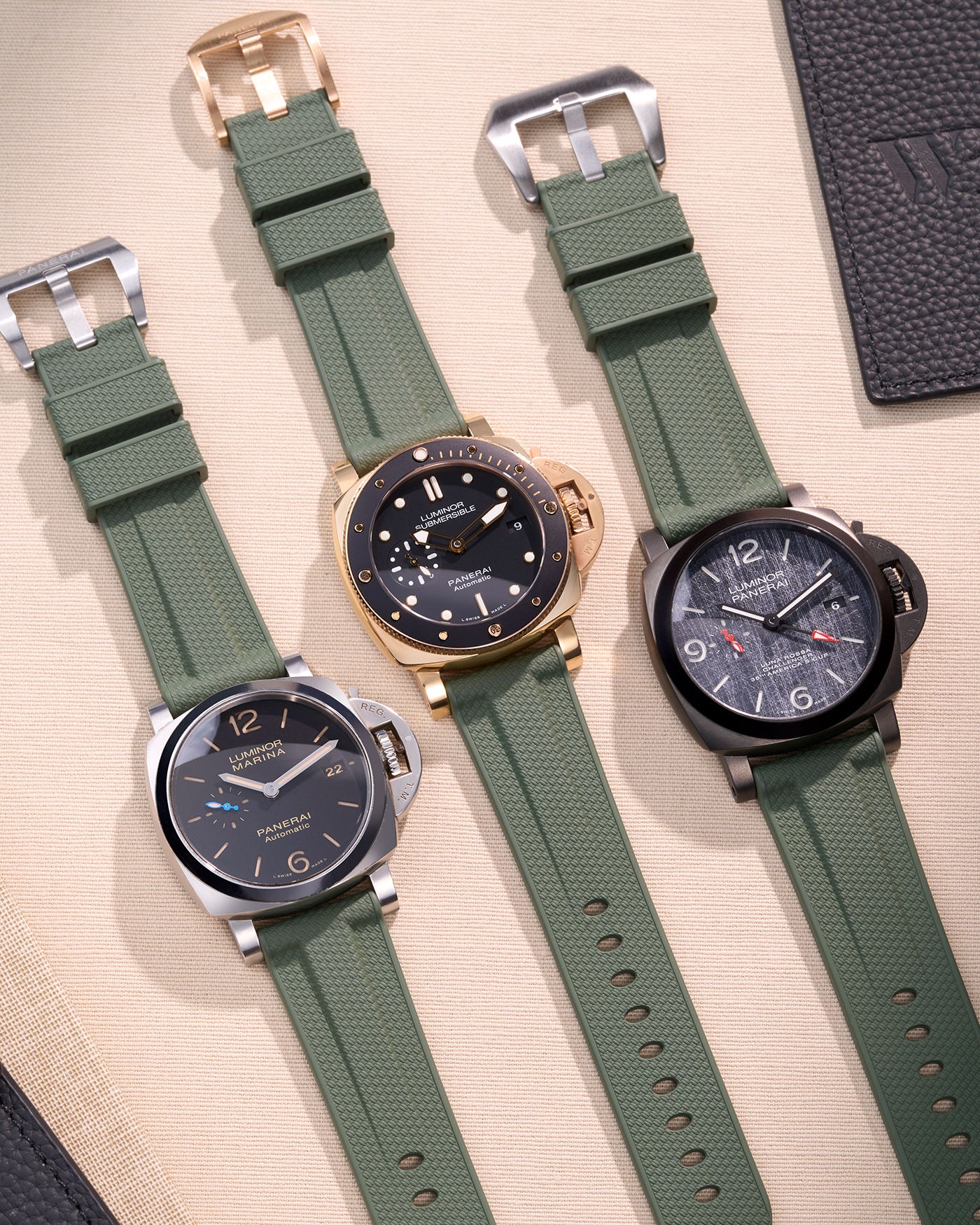 Panerai rubber strap Panerai Luminor PAM strap Submersible PAM rubber strap Radiomir rubber strap silicone strap PAM00441 PAM01223 replacement strap Luminor Marina strap 42mm 44mm PAM01122 Cinturino Panerai in gomma