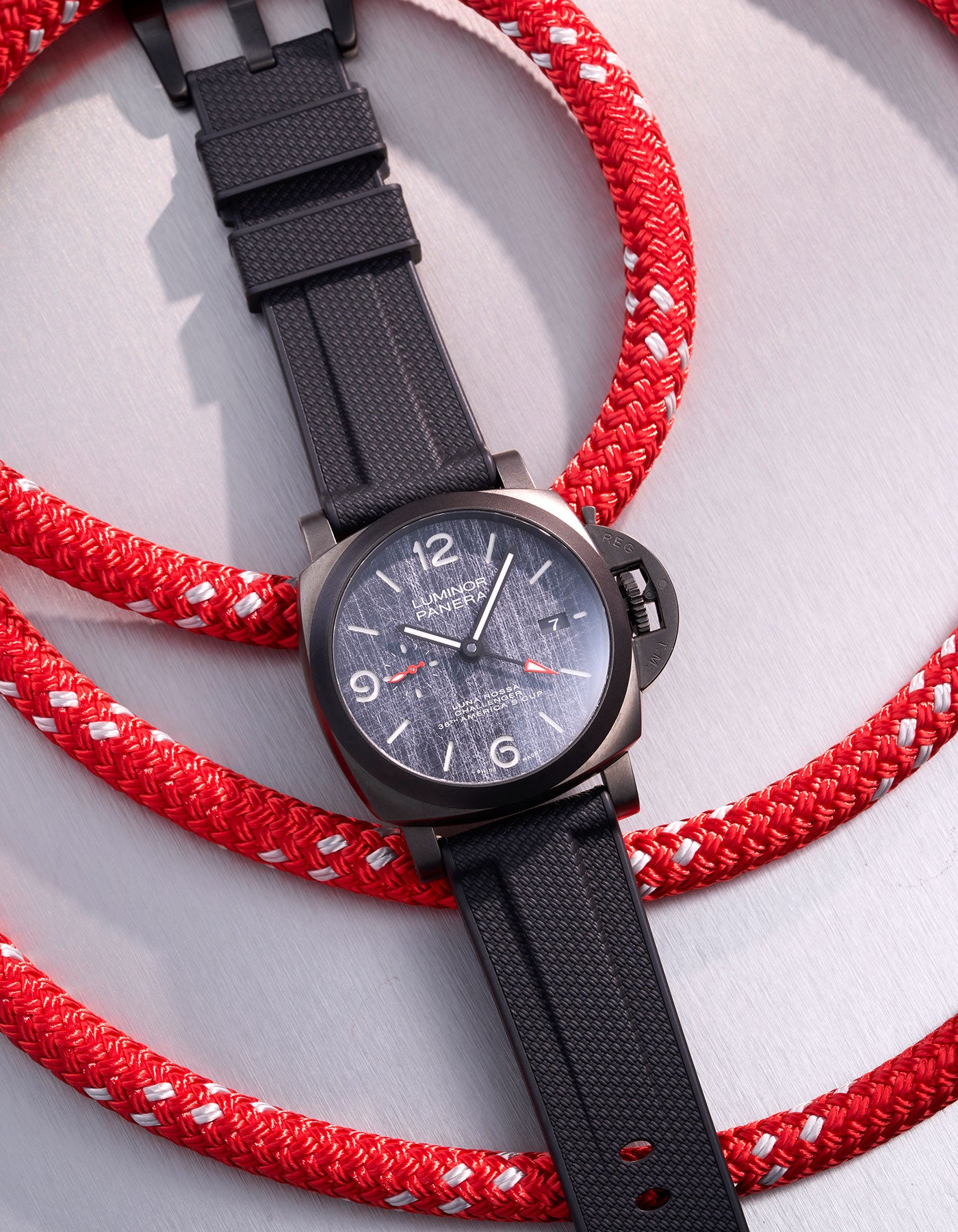 Panerai rubber strap Panerai Luminor PAM strap Submersible PAM rubber strap Radiomir rubber strap silicone strap PAM00441 PAM01223 replacement strap Luminor Marina strap 42mm 44mm PAM01122 Cinturino Panerai in gomma