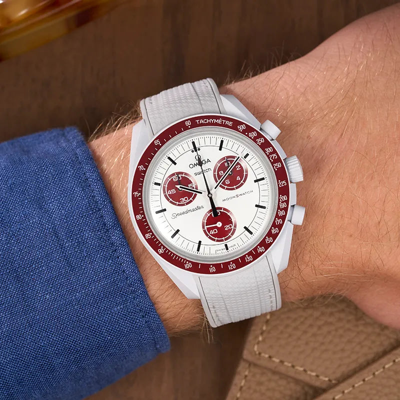 Grey rubber strap for Mission to Puto