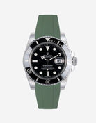 Wristbuddys Wristbuddy Klockarmband klockband rubberstrap rubber strap black svart black buckle clasp integrated premium rubber Rolex Submariner 16610, Rolex Submariner 116610, Rolex Submariner 14060, Rolex Submariner 114060 uhrenband rubber straps integrated replacement strap oysterflex KAUTSCHUKARMBAND uhrenband bracelet Urrem bracelet de montre cinturino per orologio cinturino dell'orologio horlogeband correa de reloj Uhrenarmband Uhrarmband rolex submariner