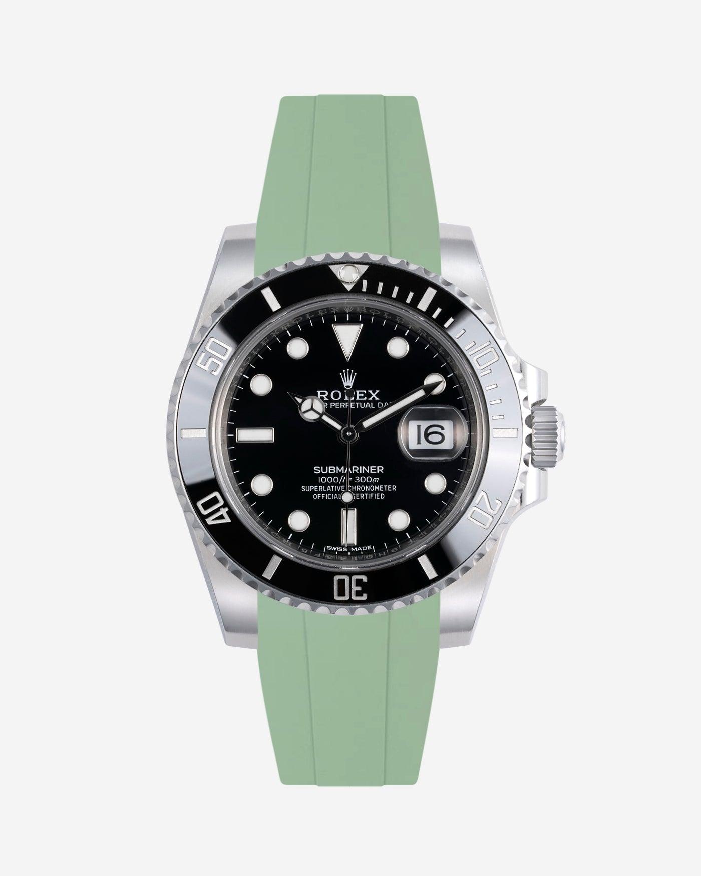 Wristbuddys Wristbuddy Klockarmband klockband rubberstrap rubber strap black svart black buckle clasp integrated premium rubber Rolex Submariner 16610, Rolex Submariner 116610, Rolex Submariner 14060, Rolex Submariner 114060 uhrenband rubber straps integrated replacement strap oysterflex KAUTSCHUKARMBAND uhrenband bracelet Urrem bracelet de montre cinturino per orologio cinturino dell'orologio horlogeband correa de reloj Uhrenarmband Uhrarmband rolex submariner