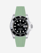 Wristbuddys Wristbuddy Klockarmband klockband rubberstrap rubber strap black svart black buckle clasp integrated premium rubber Rolex Submariner 16610, Rolex Submariner 116610, Rolex Submariner 14060, Rolex Submariner 114060 uhrenband rubber straps integrated replacement strap oysterflex KAUTSCHUKARMBAND uhrenband bracelet Urrem bracelet de montre cinturino per orologio cinturino dell'orologio horlogeband correa de reloj Uhrenarmband Uhrarmband rolex submariner