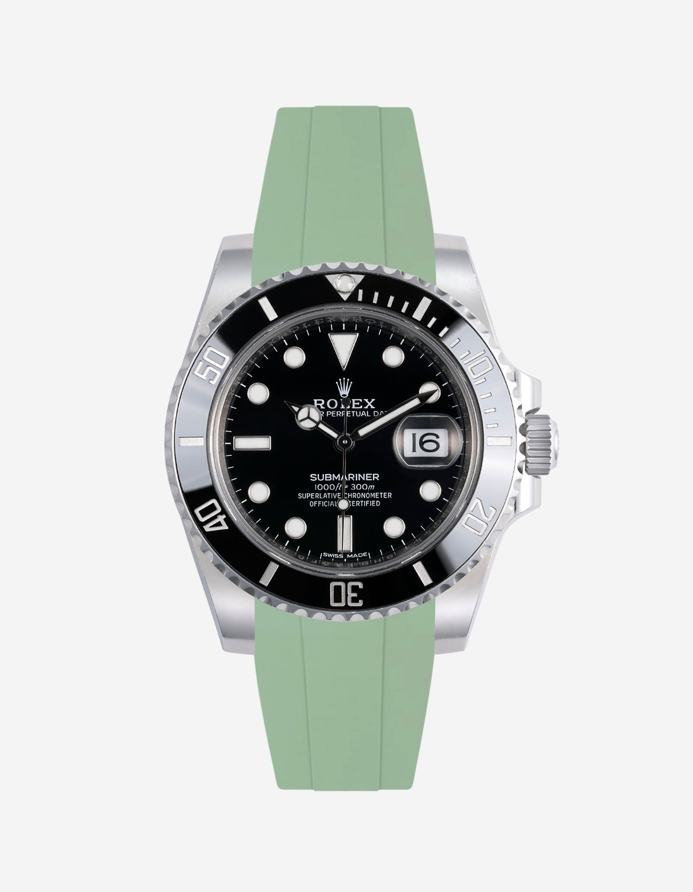 Wristbuddys Wristbuddy Klockarmband klockband rubberstrap rubber strap black svart black buckle clasp integrated premium rubber Rolex Submariner 16610, Rolex Submariner 116610, Rolex Submariner 14060, Rolex Submariner 114060 uhrenband rubber straps integrated replacement strap oysterflex KAUTSCHUKARMBAND uhrenband bracelet Urrem bracelet de montre cinturino per orologio cinturino dell'orologio horlogeband correa de reloj Uhrenarmband Uhrarmband rolex submariner