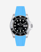 Wristbuddys Wristbuddy Klockarmband klockband rubberstrap rubber strap black svart black buckle clasp integrated premium rubber Rolex Submariner 16610, Rolex Submariner 116610, Rolex Submariner 14060, Rolex Submariner 114060 uhrenband rubber straps integrated replacement strap oysterflex KAUTSCHUKARMBAND uhrenband bracelet Urrem bracelet de montre cinturino per orologio cinturino dell'orologio horlogeband correa de reloj Uhrenarmband Uhrarmband rolex submariner