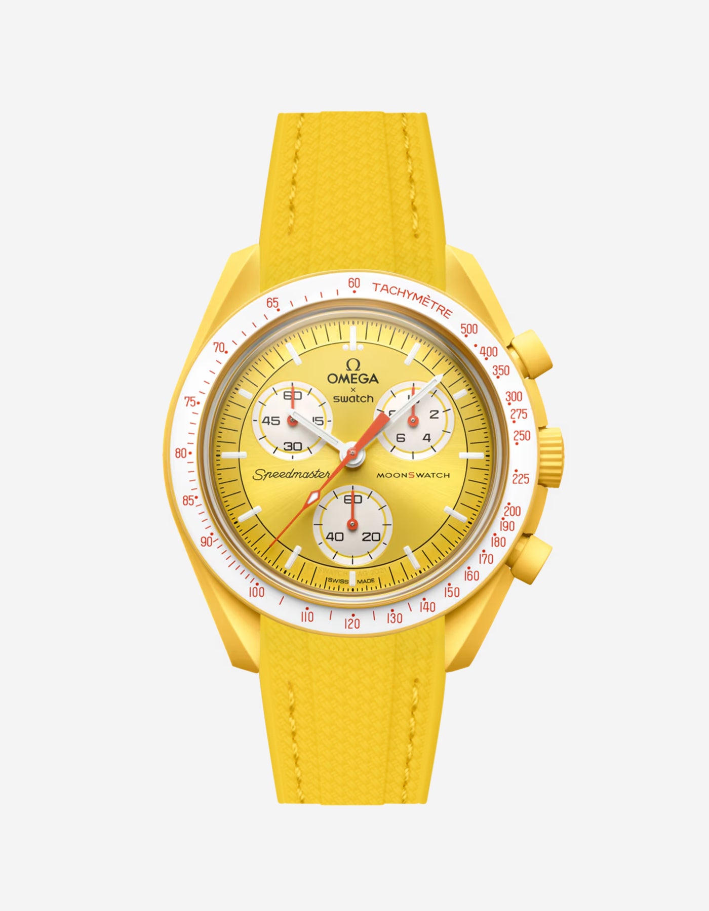 Omega X Swatch MoonSwatch Mission to Jupiter Moonwatch Speedmaster Professional Wristbuddys Wristbuddy Klockarmband klockband rubberstrap rubber strap horus black svart Mission to Mercury, mission to moon, moonswatches moonwatch best rubber perpetual straps intergrated gel yellow mission to sun sonnen solen